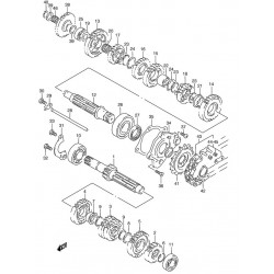 Circlip de boite de vitesse - Pièce d'origine pour Suzuki RGV 250 VJ22 - SUZUKI OEM SUZ_08331-3115A-000 SUZUKI OEM