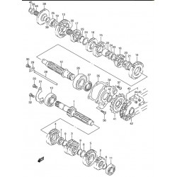 Rondelle de boite de vitesse - Pièce d'origine pour Suzuki RGV 250 VJ22 - SUZUKI OEM SUZ_09167-22011-000 SUZUKI OEM