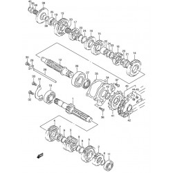 Rondelle de boite de vitesse - Pièce d'origine pour Suzuki RGV 250 VJ22 - SUZUKI OEM SUZ_09167-25023-000 SUZUKI OEM