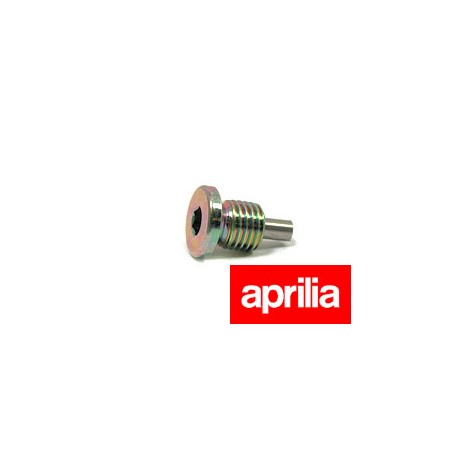 Bouchon de vidange M12x1.5 mm pour Aprilia 125 - Moteur 122/123 - Pièce d'origine APRILIA Oem APR_AP0241780. APRILIA OEM