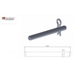 Axe de plaquette avant avec goupille pour Suzuki RGV 250 VJ22 - MOTO-MASTER MAS_213035 MOTO-MASTER