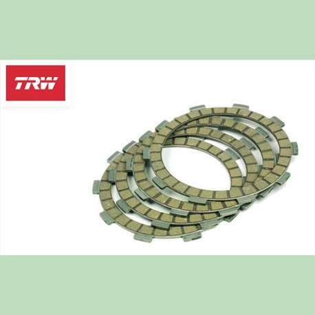 Kit disques garnis d'embrayage pour Cagiva 125, Husqvarna 125 et Kawasaki 400 - TRW