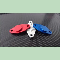 Platine de suppression de pompe à huile pour Aprilia 125 - Rotax 122/123 - Aluminium taillé masse - ALUMINIUM - BC ENGINEERIN...
