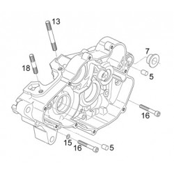 Goujon long de cylindre pour Aprilia 125 - Rotax 122/123 - Aprilia OEM APR_AP0940786 Aprilia OEM