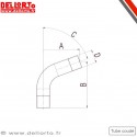 Kit tube passe-câble à 90° pour PHBE, PHBG, PHBH, PHBL, PHF, PHM, PHSB, SHA, VHSA et VHSB - DELLORTO DEL_53036_00 DELL'ORTO