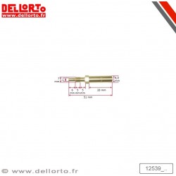 Puit d'aiguille DP pour carburateur VHSB/VHSH - DELLORTO DEL_12539_XX DELL'ORTO