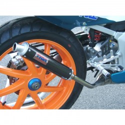 Silencieux Racing "Long" en Carbone/Kevlar pour 2 temps - TYGA TYG_EXSL-0004 TYGA