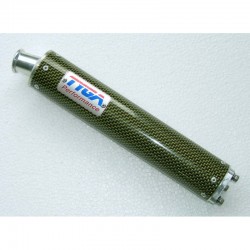 Silencieux Racing "Long" en Carbone/Kevlar pour 2 temps - TYGA TYG_EXSL-0004 TYGA