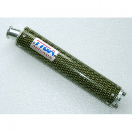 Silencieux Racing "Long" en Carbone/Kevlar pour 2 temps - TYGA TYG_EXSL-0004 TYGA