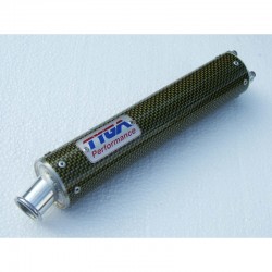 Silencieux Racing "Long" en Carbone/Kevlar pour 2 temps - TYGA TYG_EXSL-0004 TYGA