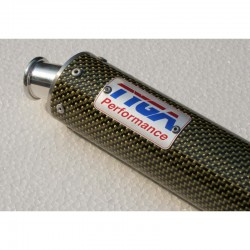 Silencieux Racing "Long" en Carbone/Kevlar pour 2 temps - TYGA TYG_EXSL-0004 TYGA