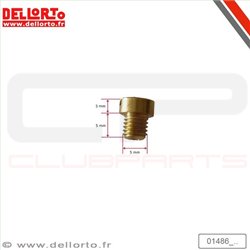 Gicleur de ralenti 5 mm - PHBN/PHVA/PHBH/VHB/VHSA/VHSB - DELLORTO DEL_01486_XXX DELL'ORTO