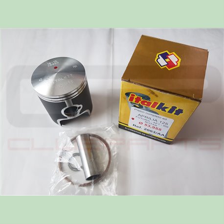 Piston coulé bi-segments Ø 53.955 mm - côte AA pour Aprilia 125 - moteur Rotax 122/123 - ITALKIT ITA_PI.01.54AA.VG / 2003AA I...
