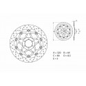 Disque de frein Avant - Rond / Flottant - 320 mm pour Aprilia/Cagiva/Yamaha 125 - Brembo BRB_78B40870 BREMBO s.p.a.