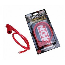 Faisceau anti-parasite Racing pour embout fileté - 90° - L50 - NGK NGK_CR2-8048 NGK
