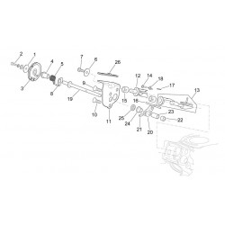 Poulie de valve pour Aprilia RS 250 - Pièce d'origine APRILIA OEM APR_AP8600057. APRILIA OEM