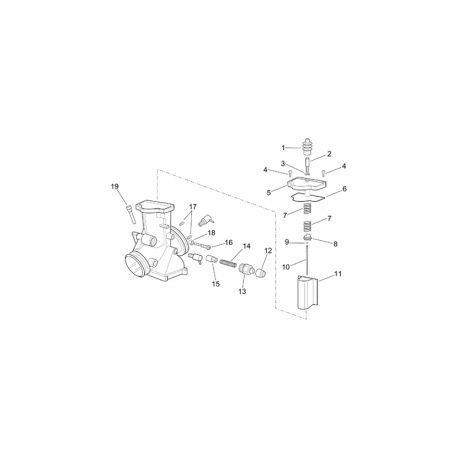 Joint de couvercle de carburateur - Pièce d'origine - Aprilia RS 250 - APRILIA OEM APR_AP8600136 Aprilia OEM