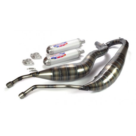 Echappement Racing Style GP avez silencieux Aluminium/Inox pour Aprilia RS 250 - SCALVINI HTM_GP-RACE_250 SCALVINI