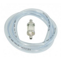 Kit durite PVC - Translucide Ø 8x12 mm avec filtre à essence - TRICOFLEX TRI_PVC-8INT12EXT+FILTRE TRICOFLEX
