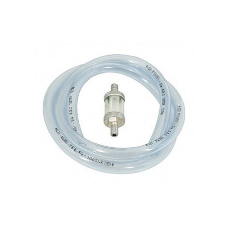 Kit durite PVC - Translucide Ø 8x12 mm avec filtre à essence - TRICOFLEX TRI_PVC-8INT12EXT+FILTRE TRICOFLEX