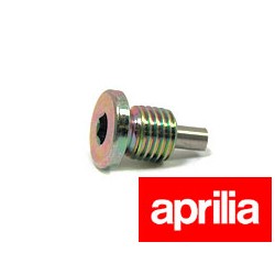 Bouchon de vidange M12x1.5 mm pour Aprilia 125 - Moteur 122/123 - Pièce d'origine APRILIA Oem APR_AP0241781. APRILIA OEM