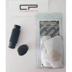 Cales pieds de rechange RACING - Anodisation Noire - ACCOSSATO ACC_KPD4 ACCOSSATO