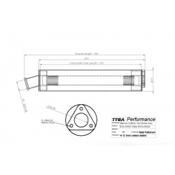 Silencieux Racing "Long" en Carbone/Kevlar pour 2 temps - TYGA TYG_EXSL-0004 TYGA
