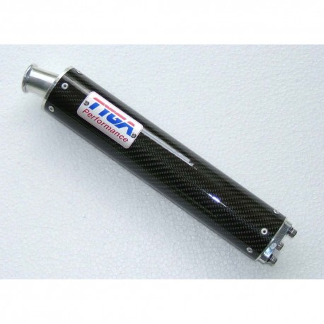 Silencieux Racing "Long" en Carbone pour 2 temps - TYGA TYG_EXSL-0003 TYGA