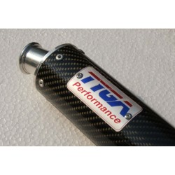 Silencieux Racing "Long" en Carbone pour 2 temps - TYGA TYG_EXSL-0003 TYGA