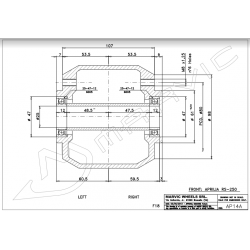 Jante avant Penta Magnésium - Aprilia RS 250 MK2 3.5 x 17 - MARVIC MAR_AP14A57350 MARVIC