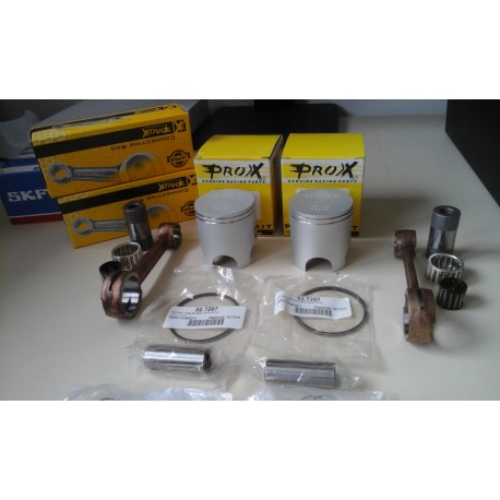 Pack 2 pistons + 2 bielles Aprilia RS 250 / RGV 250/125 - PROX PRX_KIT.03.3349+01.3359 PROX