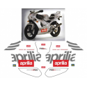 Kit adhésifs Aprilia RS 125 - 1996 - Romboni Grey Replica ADH_APR.RS125-ROMBONI-GREY/96 CLUBPARTS