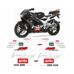 Kit adhésifs Aprilia RS 125 - 1998 - Harada Replica ADH_APR.RS125-HARADA/98 CLUBPARTS