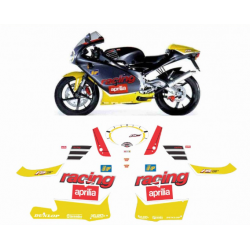 Kit adhésifs Aprilia RS 125 - 2000 - Melandri Replica ADH_APR.RS125-MELANDRI/00 CLUBPARTS