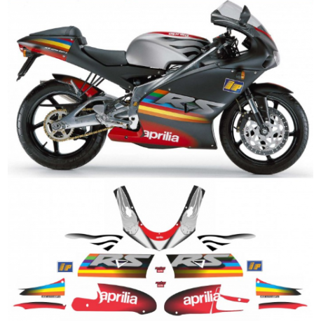 Kit adhésifs Aprilia RS 125 - 2003 - GP-1 Replica ADH_APR.RS125-GPR/03 CLUBPARTS