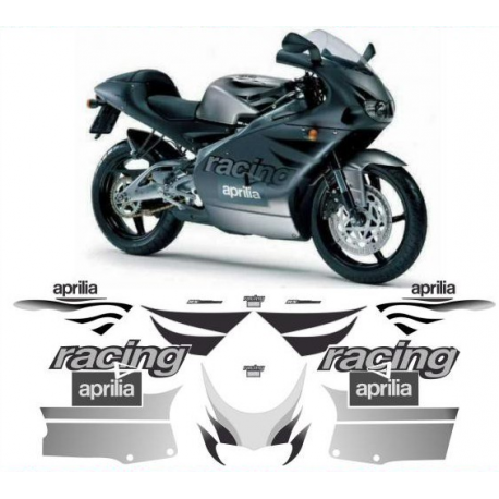 Kit adhésifs Aprilia RS 125 - 2003 - GP-1 Black Replica DEC00000343 DECALMOTO