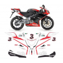 Kit adhésifs Aprilia RS 125 - 2010 - Biaggi Replica ADH_APR.RS125-BIAGGI/10 CLUBPARTS